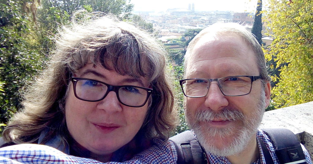 Anette und Ekkehard in Rom, November 2017